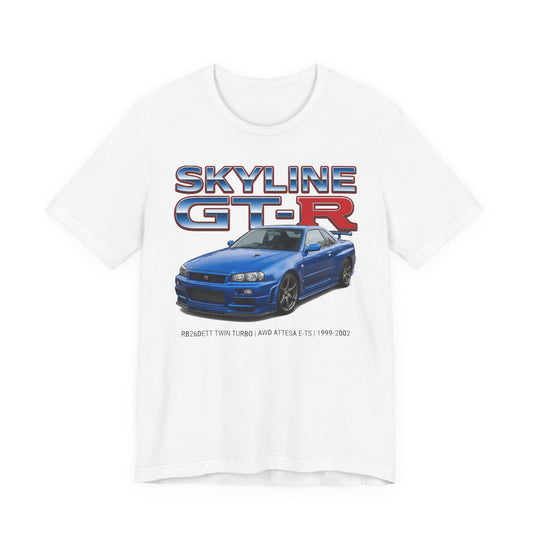 Skyline Graphic White Tee